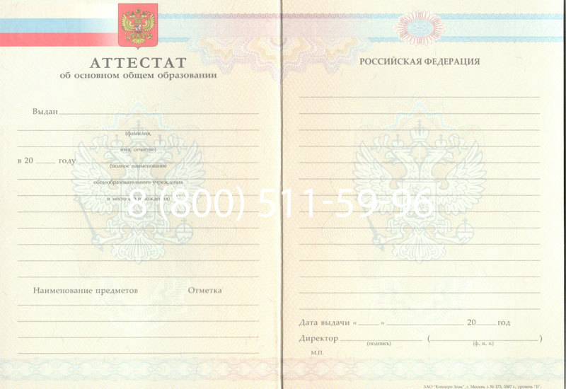 Купить Аттестат за 9 класс 2007-2010 годов в Новороссийске Купить Аттестат за 9 класс 2007-2010 годов в Новороссийске